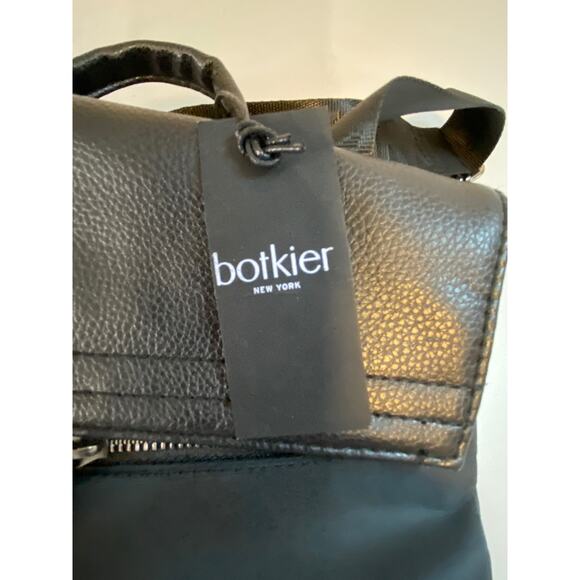 NWT Botkier New York Black Trigger Nylon & Faux Leather Mini Backpack Bag main image 10
